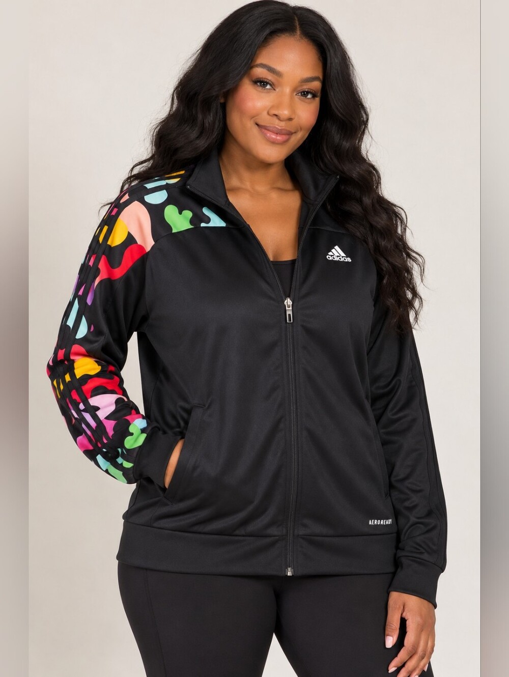 Adidas x Rich Mnisi Tiro Track Jacket Women’s XL Black Multicolor NWT IJ2999